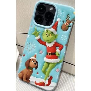The Grinch & Max iPhone 15 Pro Phone Case New